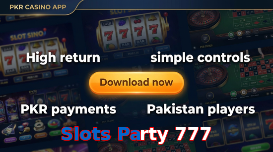 Main screen of Slots Party 777 gamedownload page for PK players