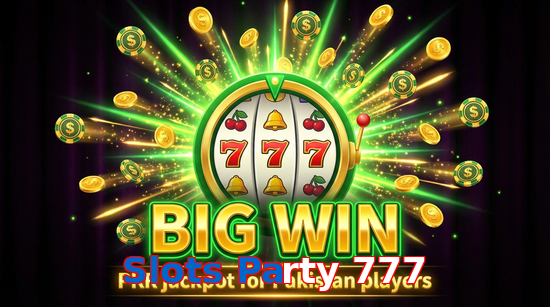 Big win animation on Slots Party 777 slot game